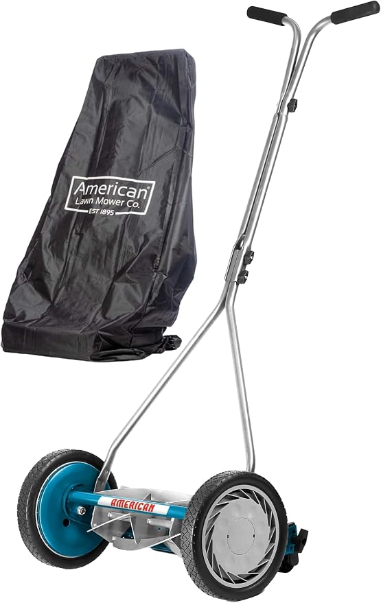 American Lawn Mower 2605-16 16-Inch 5-Blade Reel Lawn Mower with Cover