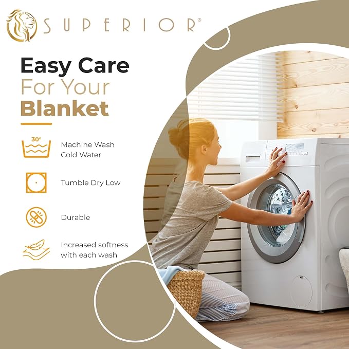 Superior Metro All-Season Cotton Blanket, Woven Blanket for Couch, Bed, Bedding, Farmhouse, Home Essentials, Cute and Cozy Bohemian Blankets, Herringbone Weave, King, Sage