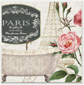 Stupell Industries Paris Flower Market Bath Tub Design, Designed by Kim Allen Art, 12 x 0.5 x 12, Wall Plaque | Stupell Industries | 12 x 12 Inches, Easy to Hang and Sturdy, Made in USA, by Kim Allen