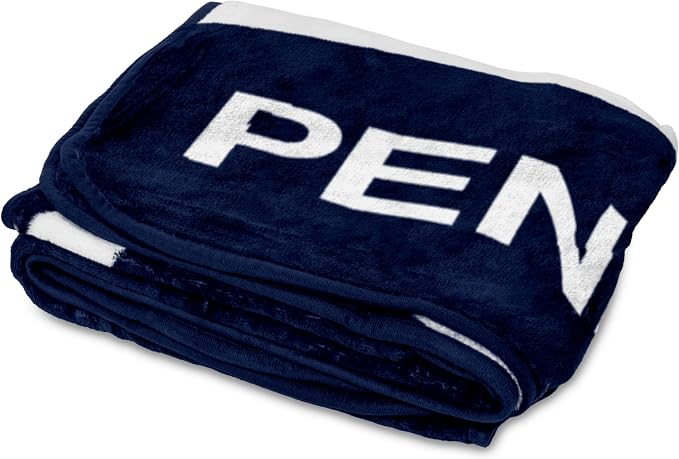 Logo Brands NCAA Raschel Throw Blanket – 50 x 60 Soft Fleece Blanket, Officially Licensed Collegiate Design, Cozy Throw for Tailgating, Game Day, & Home Décor