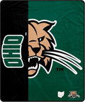 Proformance Home NCAA Ohio Bobcats Endzone Ultra Soft Tailgate Throw