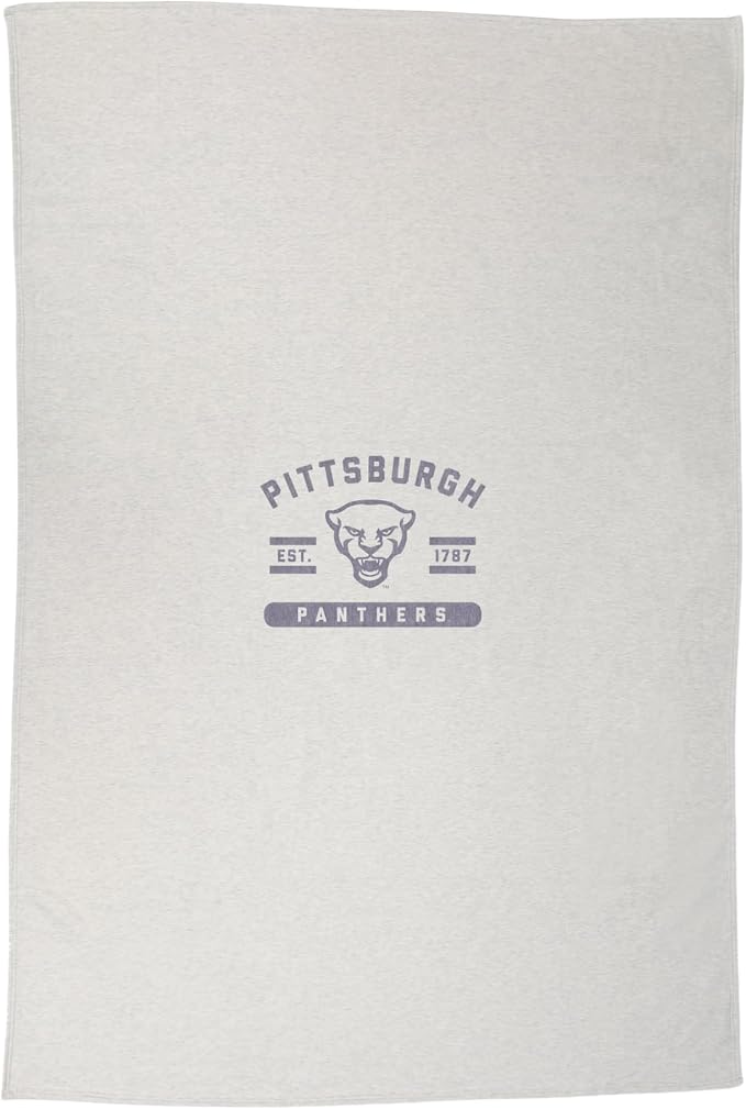 Logo Brands NCAA Sweatshirt Blanket - Officially Licensed Soft Throw Blanket for Fans, Cozy Game Day Blanket, Vintage-Style, Great Gift for Students & Alumni