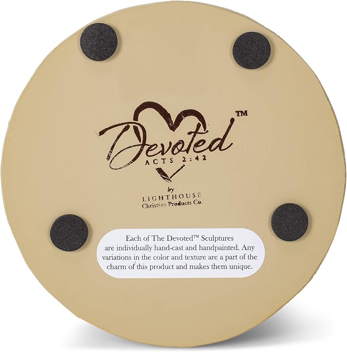 Lighthouse Christian Products Praying Husband Wife United in The Spirit 6 x 4.5 Cast Stone Sculpture