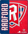 Pegasus Sports NCAA Radford Highlanders Endzone Ultra Soft Tailgate Throw