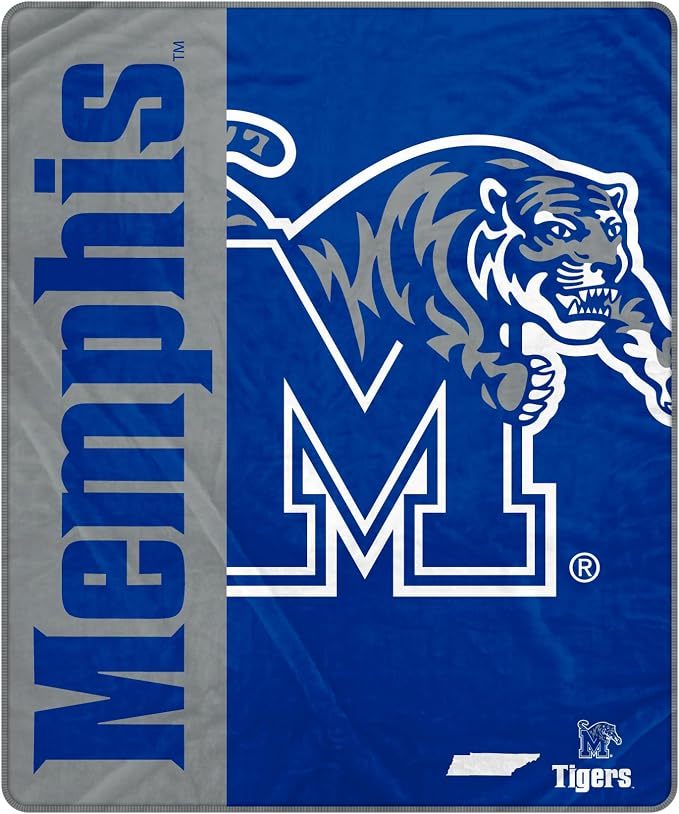 Proformance Home NCAA Memphis Tigers Endzone Ultra Soft Tailgate Throw