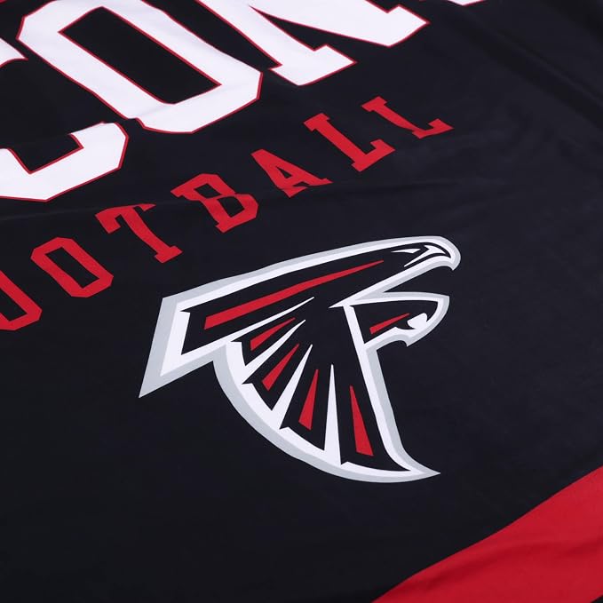 FOCO Atlanta Falcons NFL Team Property Of Sherpa Fleece Blanket