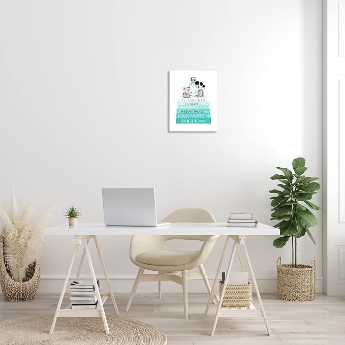 Glam Fashion Cosmetics, 13 x 19 Inch Mounted Print on Wall Plaque | Stupell Industries · By Amanda Greenwood · Hand finished · Ready to hang · Made in USA