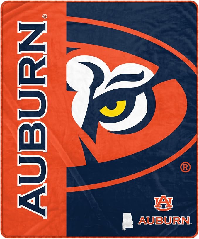 Proformance Home NCAA Auburn Tigers Endzone Ultra Soft Tailgate Throw