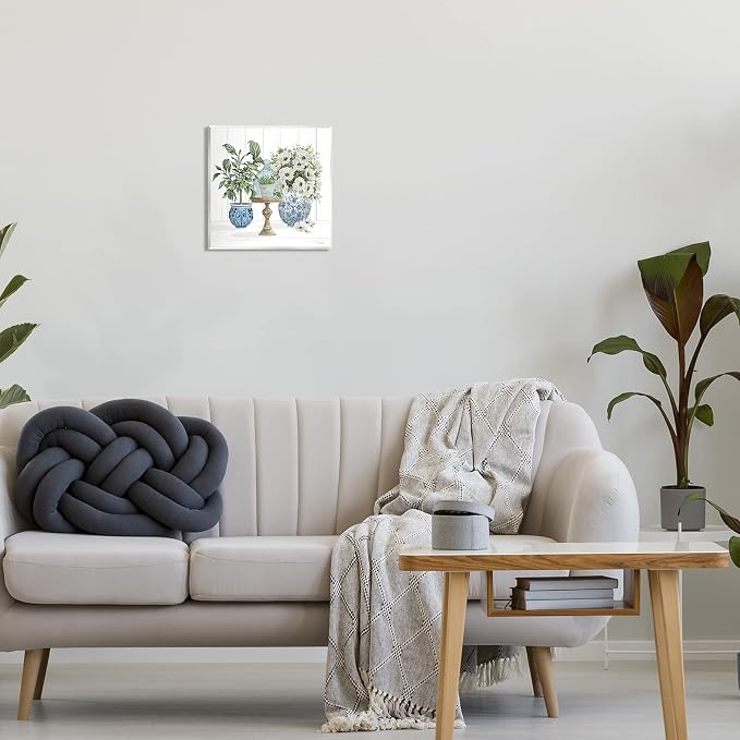 Stupell Industries 'Farmhouse Blooms Anemone Flowers'| Wall Plaque Art | Stupell Industries | 12 x 12 Inches, Easy to Hang and Sturdy, Made in USA, by Cindy Jacobs