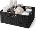 GRANNY SAYS Storage Basket for Organizing, Wicker Storage Basket for Shelf, Large Wicker Basket for Organization, Decorative Basket for Living Room and Entryway, 1-Pack