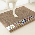 Muddy Mat® | Super Water Absorbent Door Mat Indoor, Microfiber Quick Dry Chenille Entryway Rug, Slip Resistant Front Door Mat, Indoor Mats for Entryway, Machine Washable Pet Rug, Tan 48" x 72"