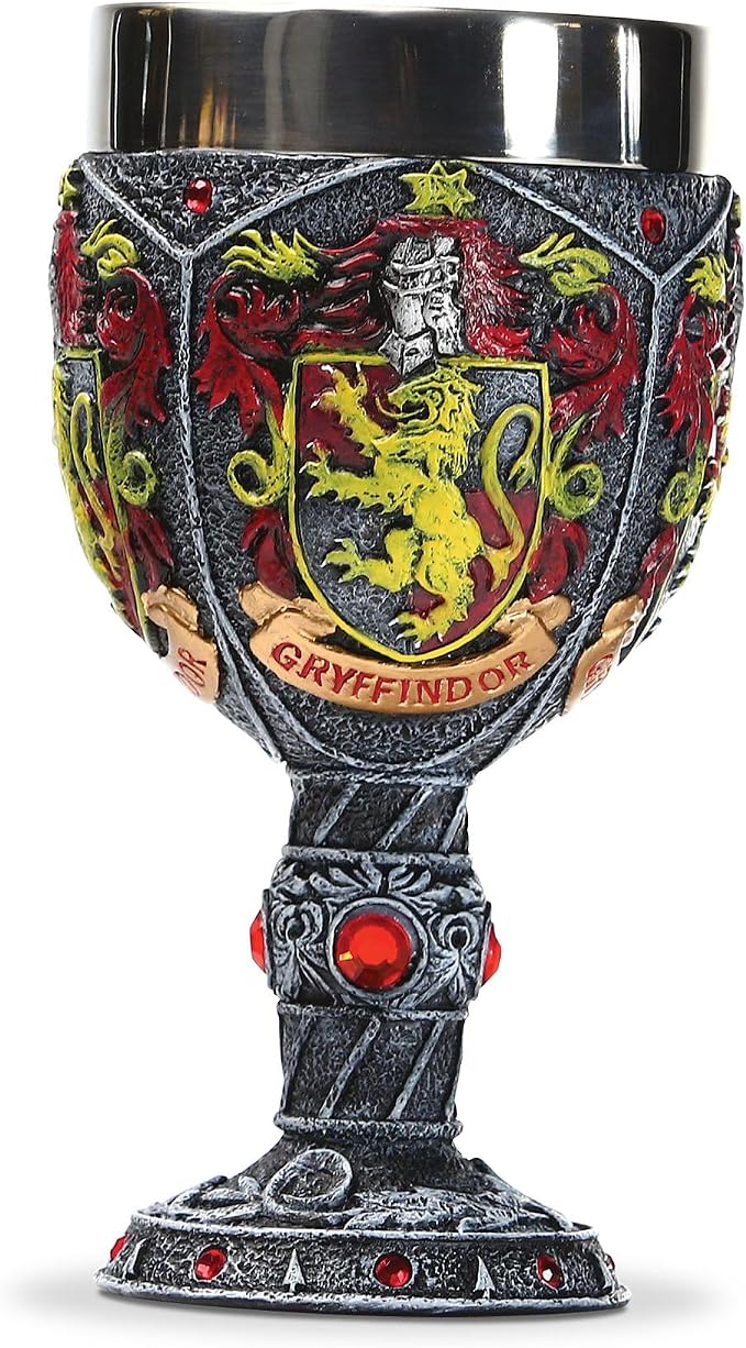 Enesco Wizarding World of Harry Potter Gryffindor Decorative Goblet Figurine, 7.09 Inch, Multicolor