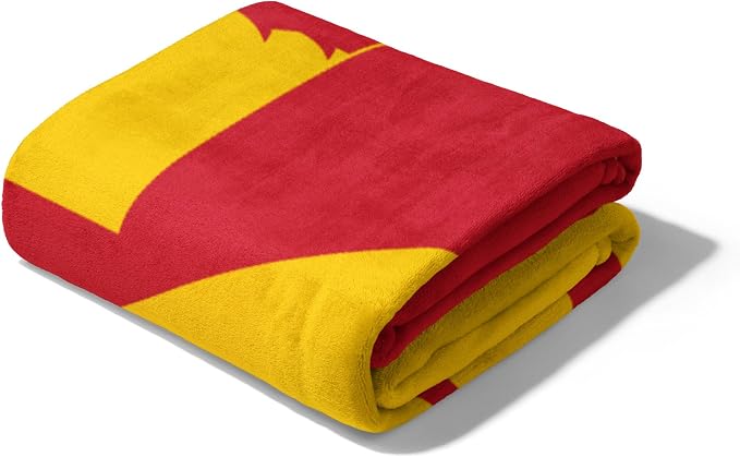 Northwest NCAA Silk Touch Throw Blanket, Ultra Soft Plush Polyester, Lightweight Warm Decorative Fan Gift, 46 x 60 in