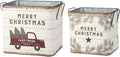 Primitives by Kathy 39896 Farmhouse Tin Buckets, Farm Fresh Christmas Trees