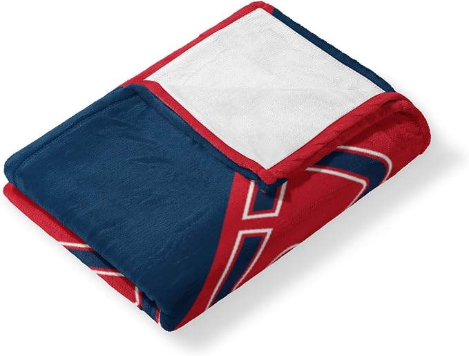 Northwest NCAA Silk Touch Throw Blanket, Ultra Soft Plush Polyester, Lightweight Warm Decorative Fan Gift, 46 x 60 in