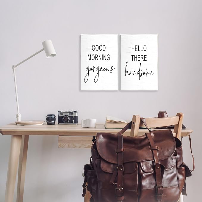 Romantic Greetings Love, 10 x 15 Inch Mounted Print on Wall Plaque Set | Stupell Industries · By Lettered and Lined · Ready to hang · Thoughtful gift for any occasion · Made in USA