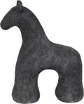 Sagebrook Home 9" Textured Horse, Black