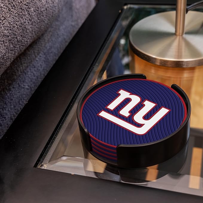 Rico Industries NFL Football Classic Favorites: PVC Coaster Set (4-Pack)