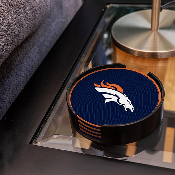 Rico Industries NFL Football Classic Favorites: PVC Coaster Set (4-Pack)