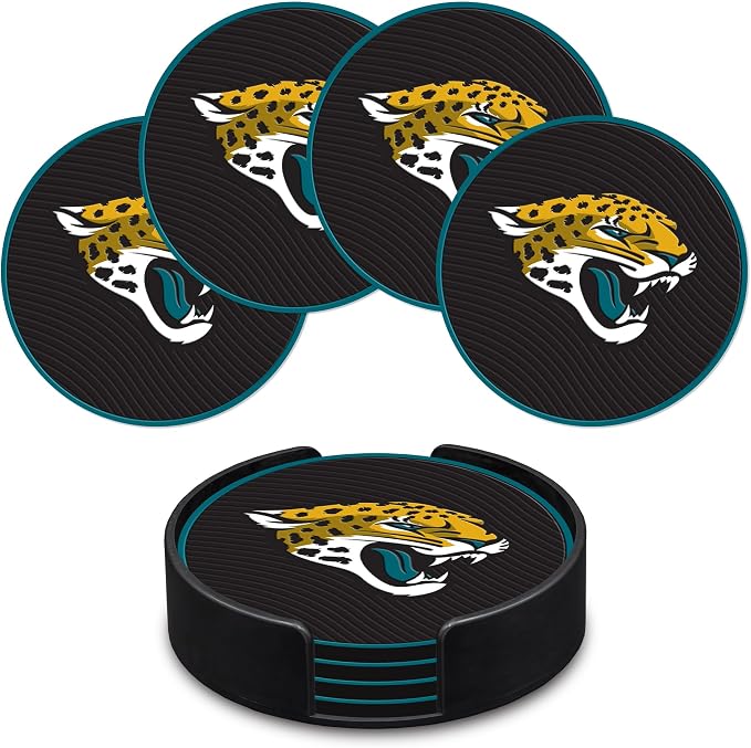 Rico Industries NFL Football Classic Favorites: PVC Coaster Set (4-Pack)