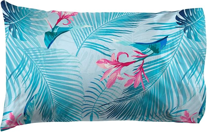 Jay Franco Kids Sheet Set with Fitted, Flat Sheets & Pillow Cover - Ultra-Soft Bedding with Pillowcase for Room Decor, Teal - Lilo & Stitch, 4 Piece Full