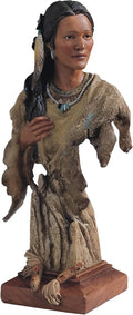 ICE Armor 12" H Indian Woman Bust Statue Native American Decoration Figurine Office Desk/Home/Living Room/Table Decor, Perfect House Warming Gifts for New Home