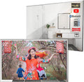 Soulaca 22 inches Smart Mirror TV for Bathroom, Android System Waterproof Wall-Mounted Vanity Mirror Display with Built-in WiFi & Bluetooth ATSC Tuner 12V DC Power
