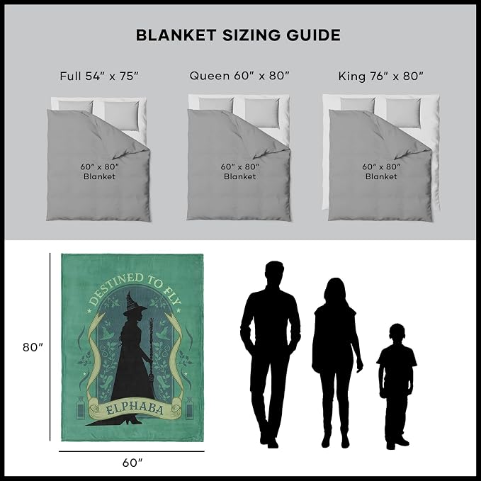 Northwest Wicked Destined to Fly Silk Touch Throw Blanket 60x80 inches