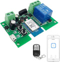 WiFi Inching/Selflocking Relay Modules WiFi Momentary Switch with 433 MHz RF Remote Control(Tuya SmartLife APP)