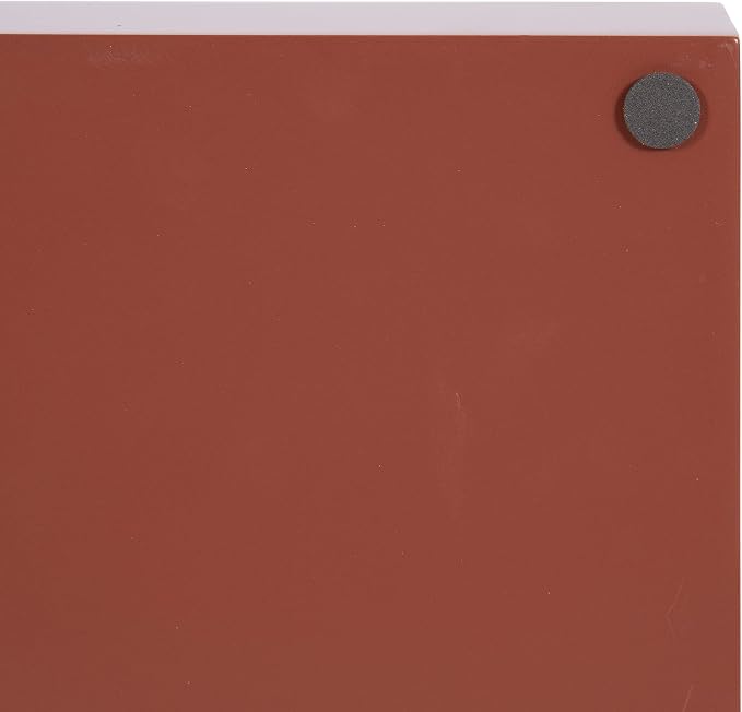 Kate and Laurel Lipton Decorative Modern Rectangular Tray, 16.5 x 12.25, Red and Gold, Chic Serving Tray for Storage, Organization, and Display