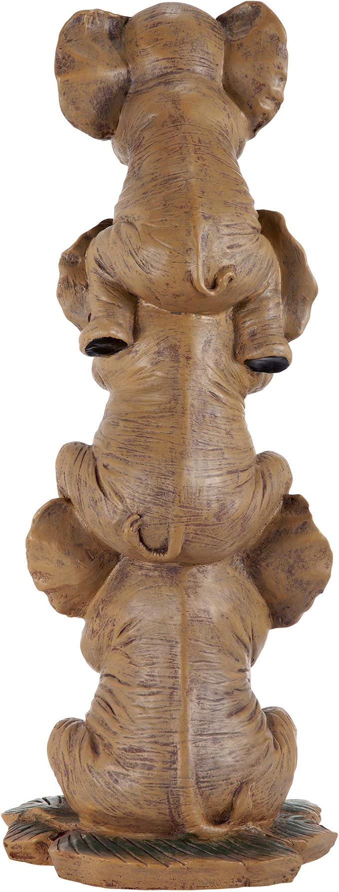 Large hear see speak no evil elephants