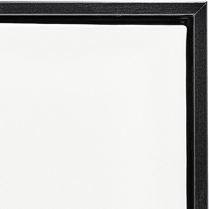 Abstract Floral Bloom Gallery, 24 x 24 Inch Canvas in Floater Frame | Stupell Industries · By K. Nari · Ready to hang · Made in USA