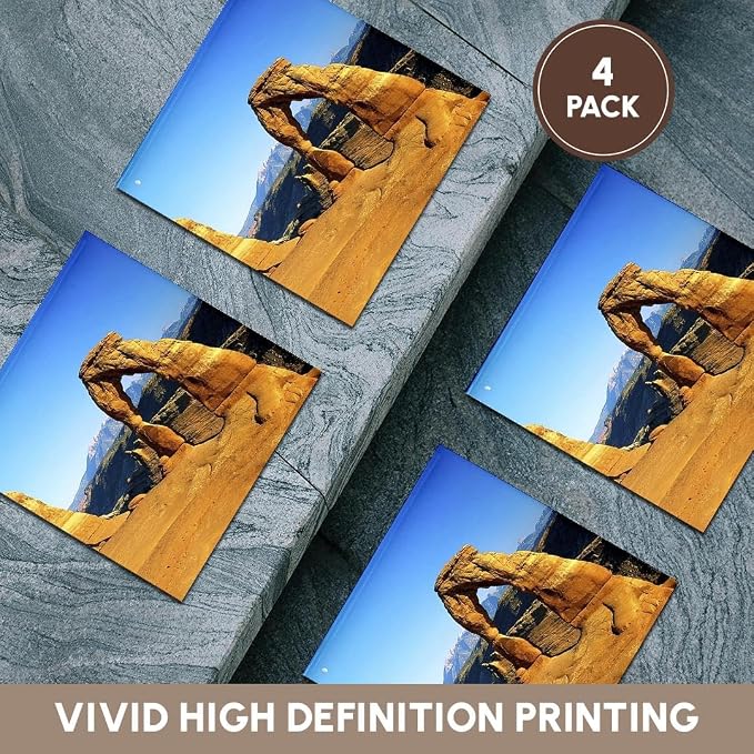 3dRose Florene Worlds Exotic Spots - Utah Arches National Park - Set of 4 Ceramic Tile Coasters (CST_55264_3)