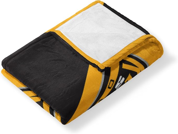 Northwest NCAA Silk Touch Throw Blanket, Ultra Soft Plush Polyester, Lightweight Warm Decorative Fan Gift, 46 x 60 in