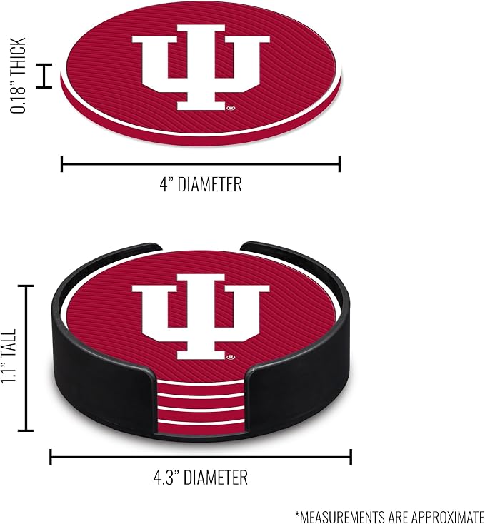 Rico Industries NCAA 4pack Coaster Set - Classic Favorites