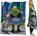 Collectibles Shrek Donkey Bedding Super Soft Micro Raschel Throw, 46 in x 60 in, (Officially Licensed Product) by Franco