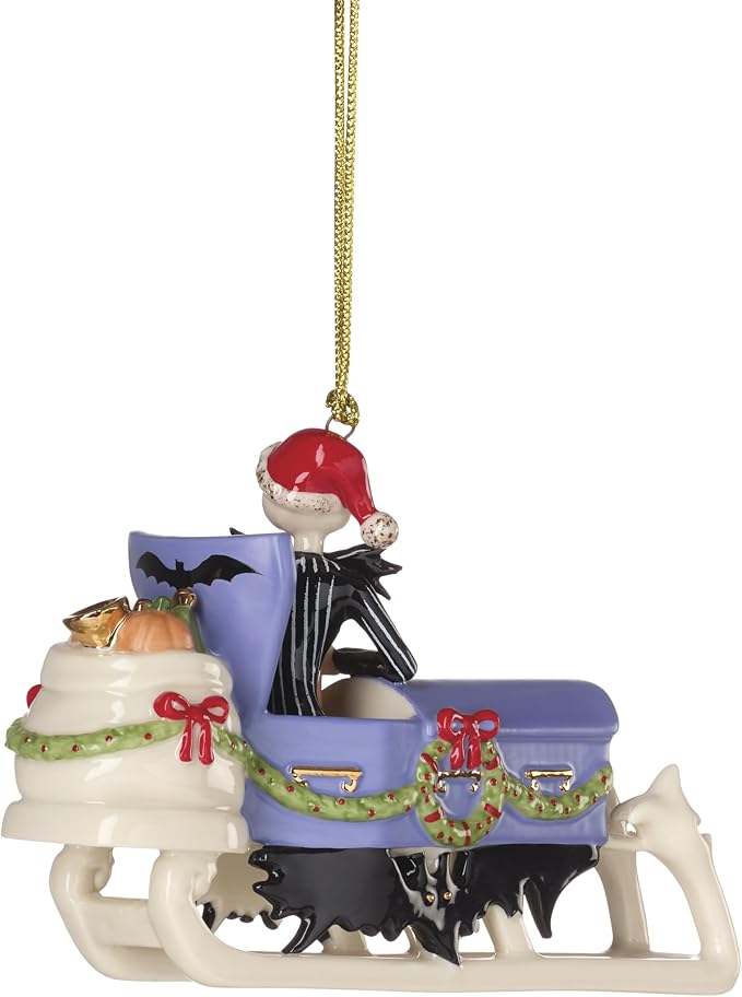Lenox 898877 Jack Skellington Sledding Ornament