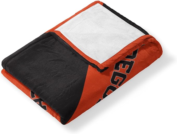 Northwest NCAA Silk Touch Throw Blanket, Ultra Soft Plush Polyester, Lightweight Warm Decorative Fan Gift, 46 x 60 in