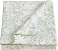 Laura Ashley - Reversible Throw Blanket, 50 x 70, Ultra Soft Plush Blanket for Blanket for Bed & Couch, Cozy Decorative Throw, Toile Delight Green