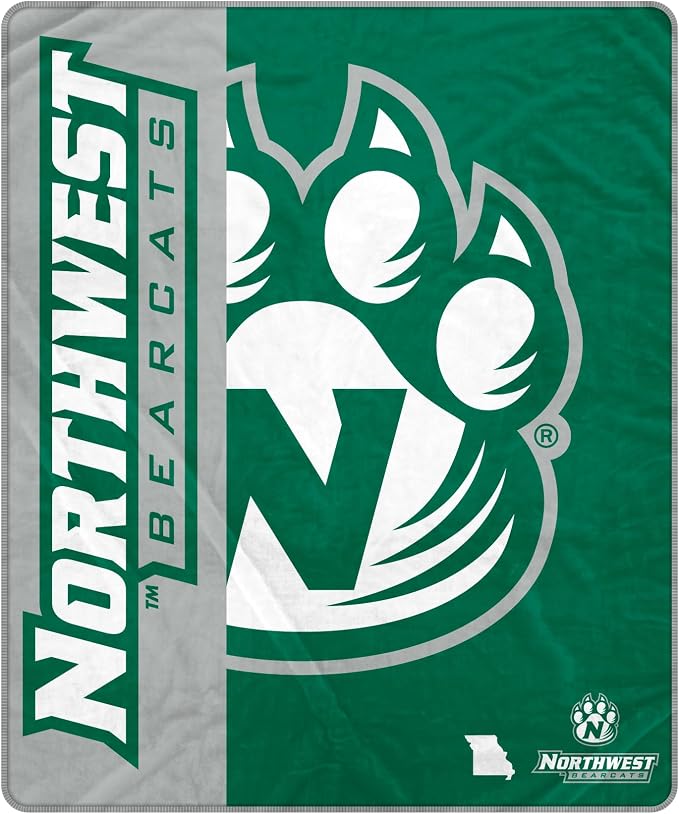 Pegasus Sports NCAA Northwest Missouri State Bearcats Endzone Ultra Soft Tailgate Throw