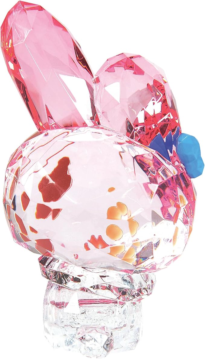 Enesco FACETS Sanrio My Melody Sitting Miniature Figurine, 1.9 Inch, Multicolor