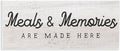 Rustic Kitchen Meals, 7 x 17 Inch Mounted Print on Wall Plaque | Stupell Industries · By Lil' Rue · Ready to hang · Cozy country charm for kitchen or dining room · Made in USA