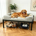 Dog Bed Frame,with Two Storage Drawer,Suitable for Various Dog beds | Get off the ground for healthier sleep