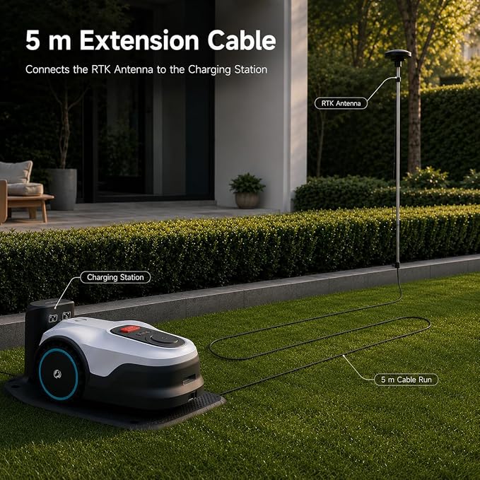 Proudeer Wireless Robotic Lawn Mower RTK Data Extension line (5 Meters)