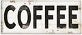 Stupell Industries COFFEE Typography Vintage Sign Canvas Wall Art, Multi-Color | Stupell Industries | 40 x 17 Inches, Easy to Hang and Sturdy, Made in USA, by Jennifer Pugh