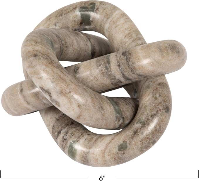 Bloomingville Marble Chain Link, Beige