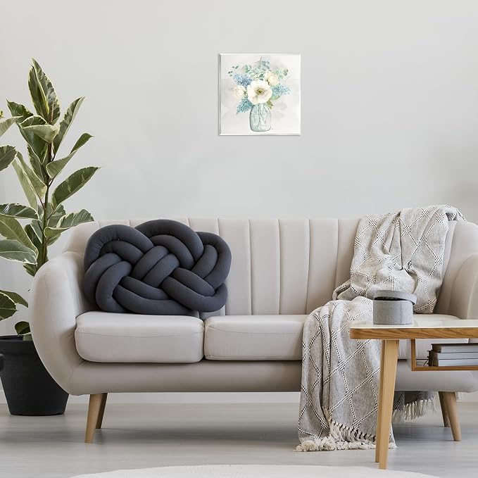 Stupell Industries 'Centric Bouquet in Soft Tones'| Wall Plaque Art | Stupell Industries | 12 x 12 Inches, Easy to Hang and Sturdy, Made in USA, by Nan