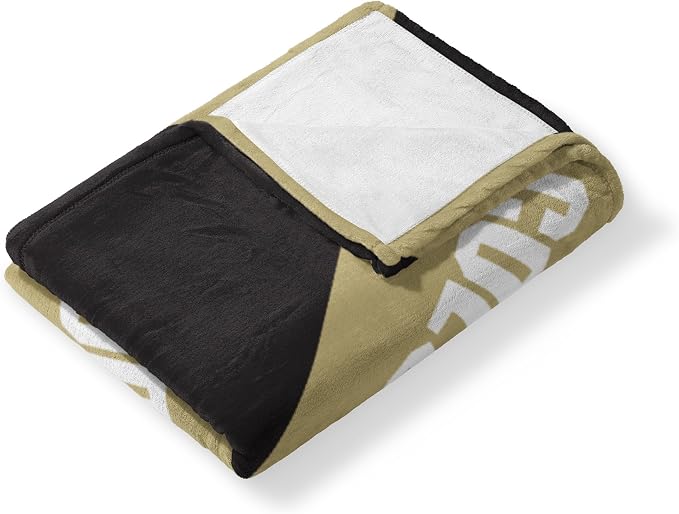 Northwest NCAA Silk Touch Throw Blanket, Ultra Soft Plush Polyester, Lightweight Warm Decorative Fan Gift, 46 x 60 in