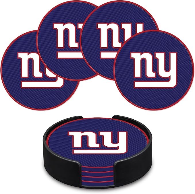 Rico Industries NFL Football Classic Favorites: PVC Coaster Set (4-Pack)