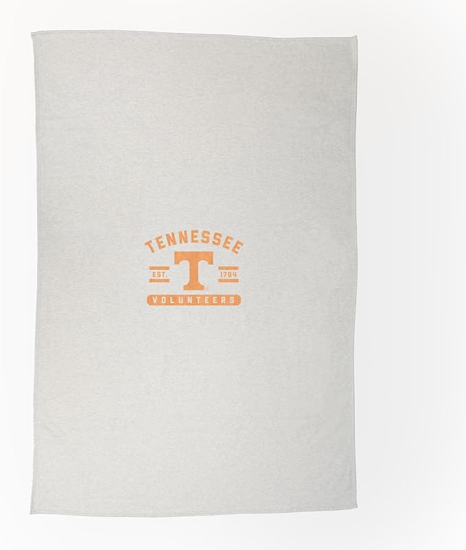 Logo Brands NCAA Sweatshirt Blanket - Officially Licensed Soft Throw Blanket for Fans, Cozy Game Day Blanket, Vintage-Style, Great Gift for Students & Alumni